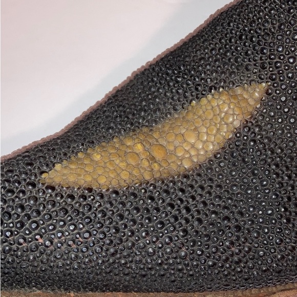 Vintage Western Cowboy Boots Pointy Toes Heels Men's Black Size 7 Conya Leon - Picture 9 of 16